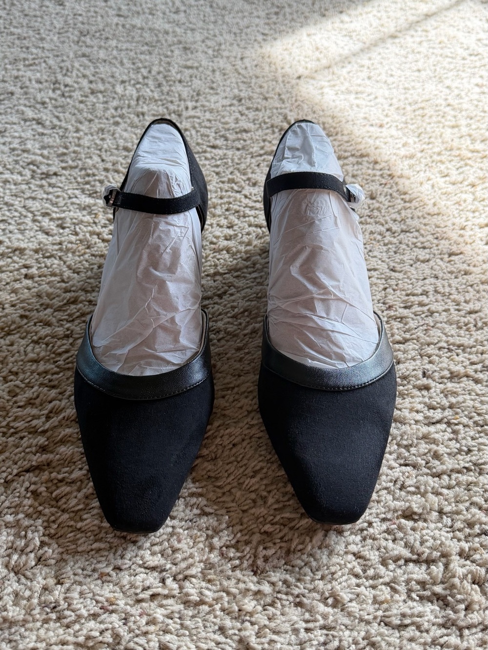 Life Stride Black Mary Jane Flats with Strap